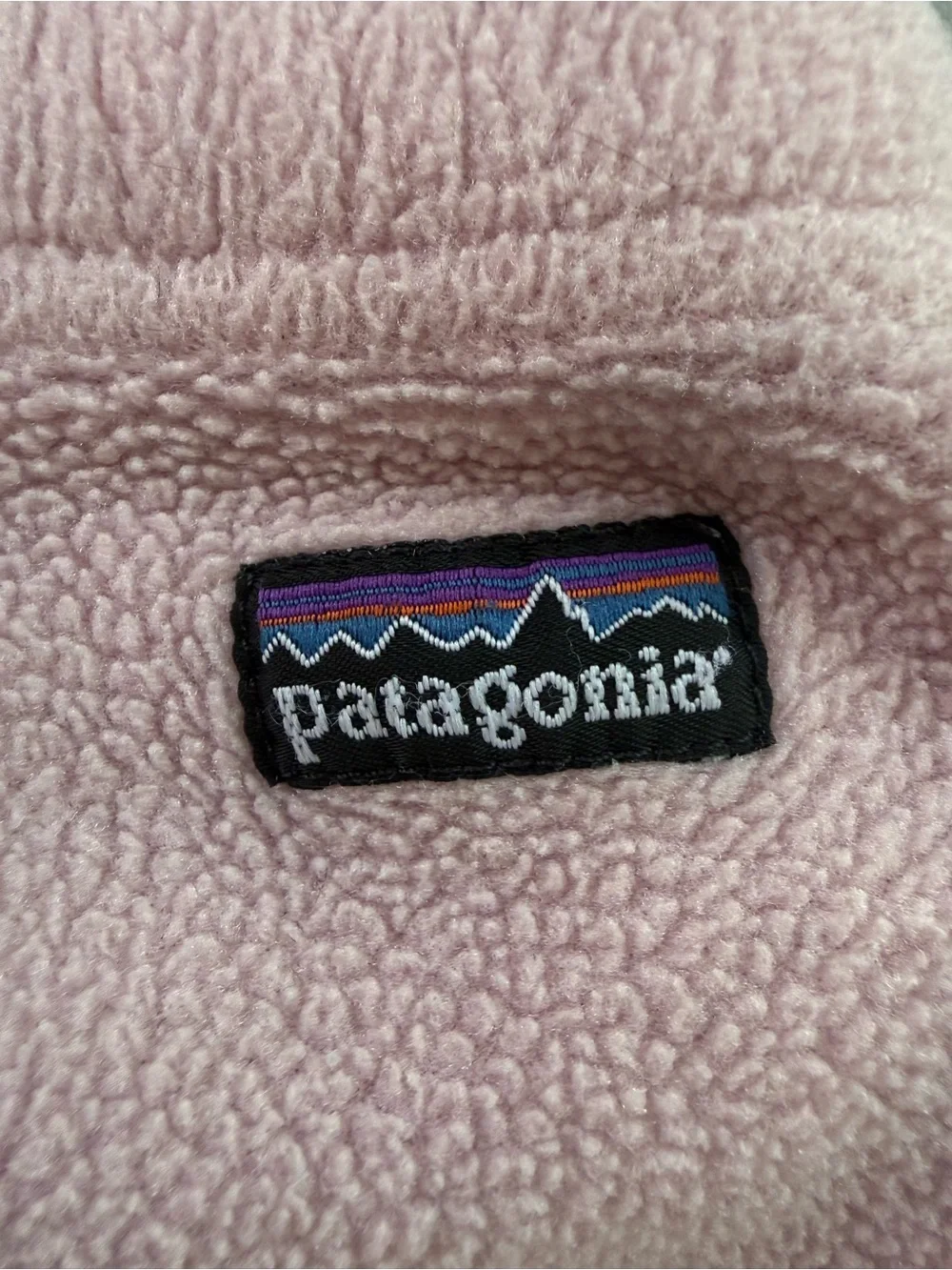 Patagonia Baby Pale Pink Fleece Pants Size 6M style #61070